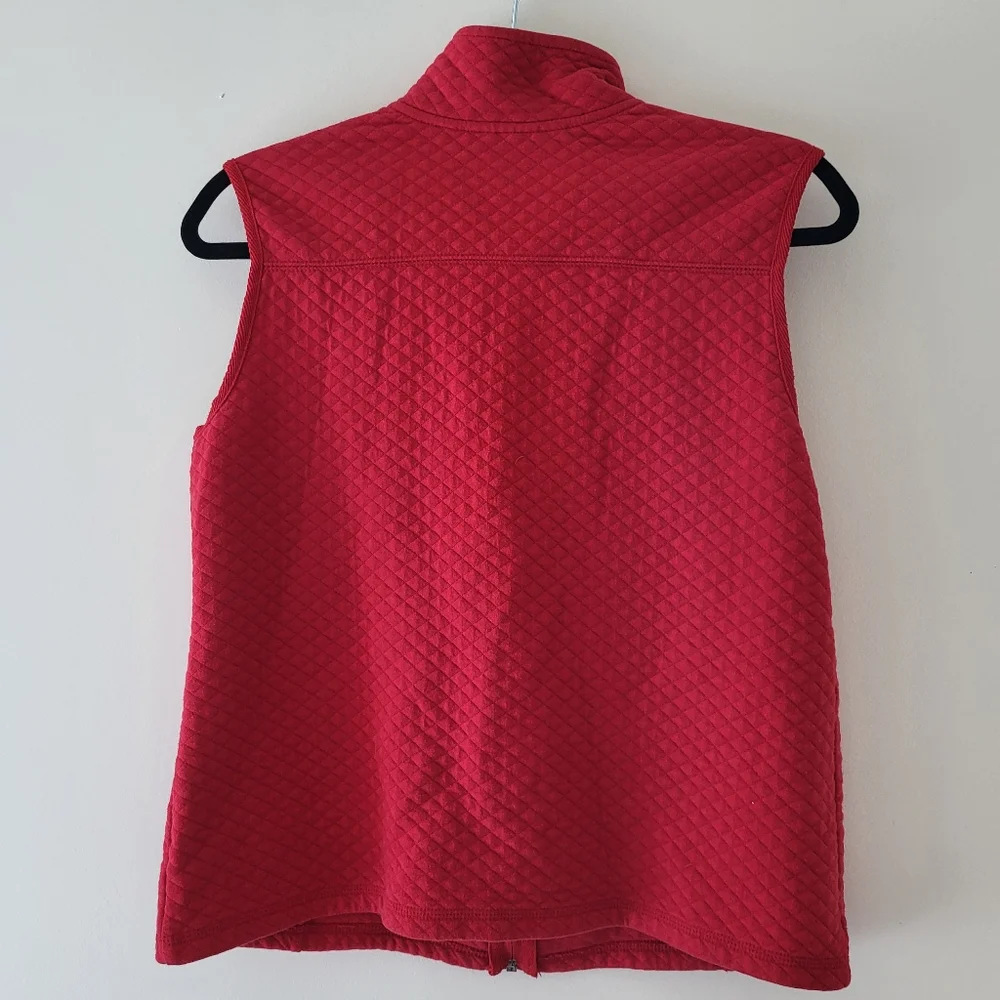 Karen Scott Sport Women's Outerwear Red Vest